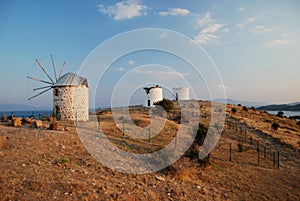 Bodrum old windmills