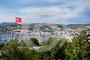 The Bodrum town