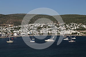 Bodrum Town in Aegean Coast of Turkey