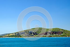 Luxurious five-star hotels `Lujo` and `Titanic` on the coast of the Aegean Sea, 25 km from Bodrum. photo