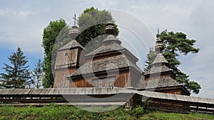 Bodruzal wooden greek catholic church, Slovakia