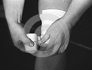 body building bandages photo