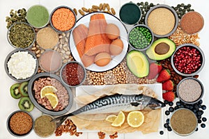 Body Building Health Food Selection