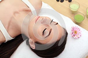 Body Care. Spa Woman. Beauty Treatment Concept. Beautiful Health