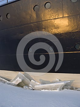 Body of an icebreaker