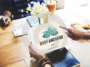 Body and Mind Concentration Restoration Spiritual Healthcare Con photo