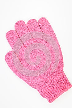 Body-smoothing scrub glove photo