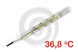 Body temperature thermometer - 36. 8 C