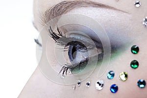 Bodyart of eye zone