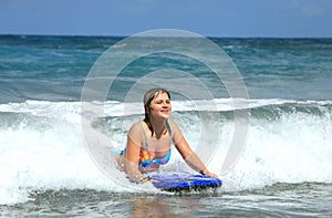 Bodyboarding fun