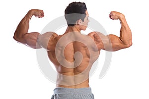 Bodybuilder bodybuilding muscles back biceps strong muscular you