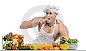 Bodybuilder cook