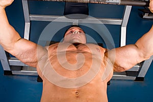 Bodybuilder training