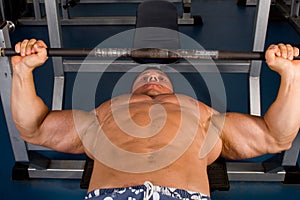 Bodybuilder training