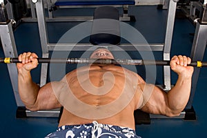 Bodybuilder training