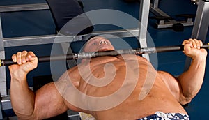 Bodybuilder training