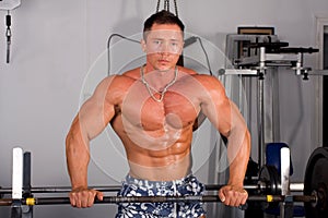 Bodybuilder training