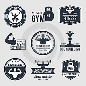 Bodybuilding Label Set