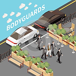 Bodyguards Isometric Background