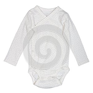 Bodysuit for newborns isolated