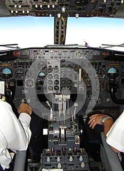 Boeing 737 cockpit