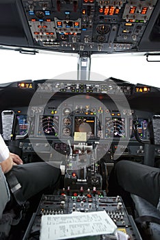 Boeing 737 flight deck