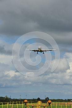 Boeing 757 on it's final approach