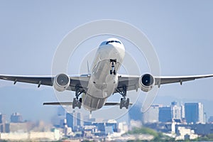 Boeing 777-300 taking off