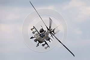 A Boeing AH-64 Apache attack helicopter