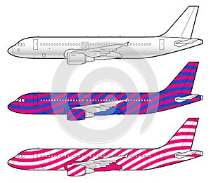 Boeing aircraft template