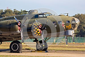 Boeing B-17 Flying Fortress US Air Force WW2 bomber plane