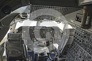 747 pilotná kabína 