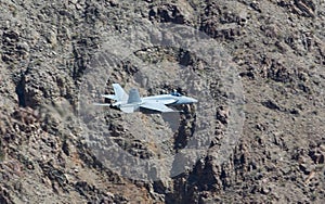 Boeing F-18 Super Hornet in Rainbow Canyon