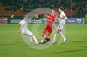 Bogdan Stancu with ball