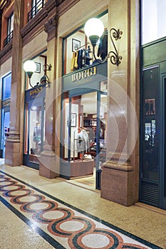 Boggi Milan Men fashion store in Rome, Italy