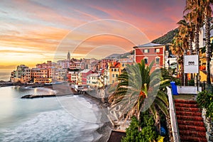 Bogliasco, Genoa, Italy on the Mediterranean Sea photo