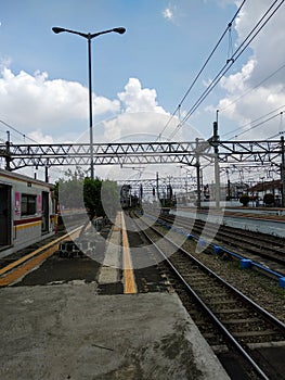 Bogor station and its railroads
