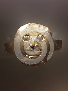 Bogota Colombia pre-colombian gold museum artifact