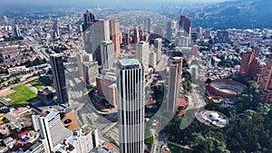 Bogota DC at Bogota in Cundinamarca Colombia. photo