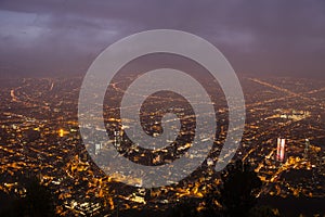 Bogota Dusk Skyline