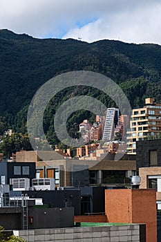 Bogota's Architectural Marvels Against Majestic Mountain Backdrop