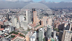 Bogota Skyline At Bogota In Cundinamarca Colombia.