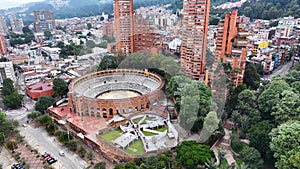 Bogota Skyline At Bogota In Cundinamarca Colombia.