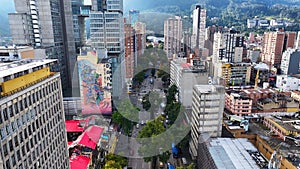 Bogota Skyline At Bogota In Cundinamarca Colombia. photo