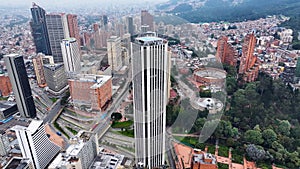 Bogota Skyline At Bogota In Cundinamarca Colombia. photo