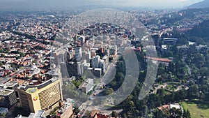 Bogota Skyline At Bogota In Cundinamarca Colombia. photo