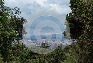 BogotÃÂ¡, colombia city at morning landsacape in cloudy day photo