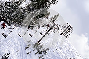 Bogus basin ski resort boise, Boise Idaho USA, March 30, 2020