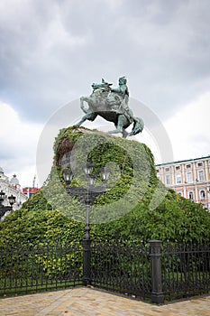 Bohdan Khmelnytsky Monument in Kiev, Ukraine