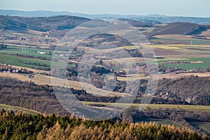 Bohemia Landscape From Hvizdinec Viewpoint-Czechia